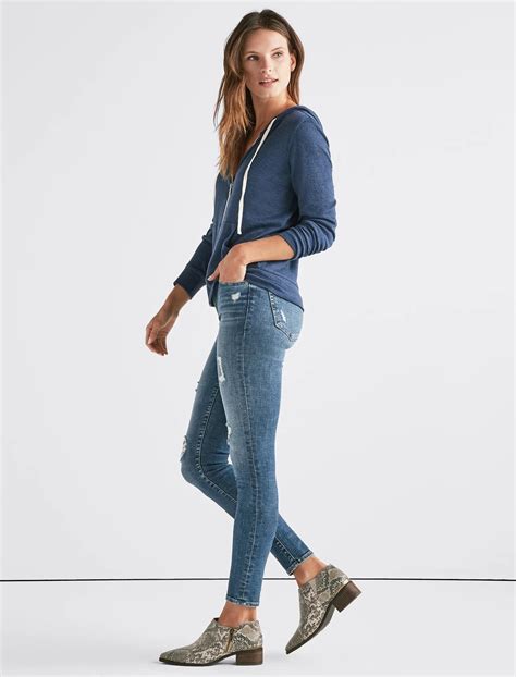 CLOUD JERSEY ZIP UP HOODIE | Lucky Brand