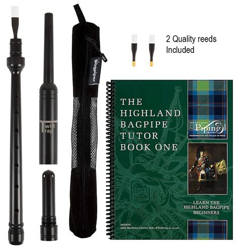 RG Hardie Bagpipe Practice Chanter, College of Piping Tutor Book 1 ...
