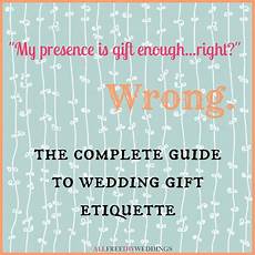 Wedding Thank You Etiquette No Gift by Wedding Gift Etiquette Allfreediyweddings Wedding Thank You Etiquette No Gift