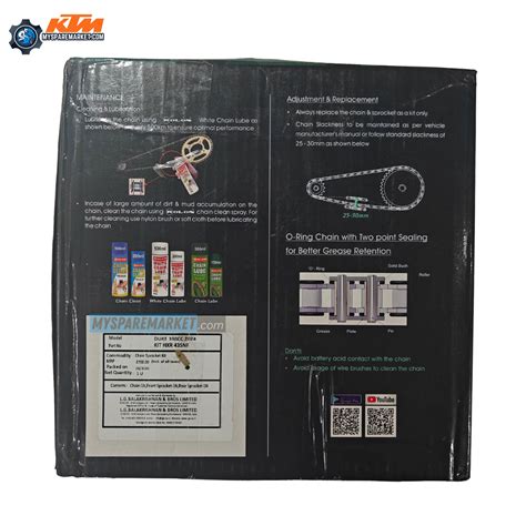 DUKE 390 KIT HXR 435 3RD GEN CHAIN KIT – MySpareMarket