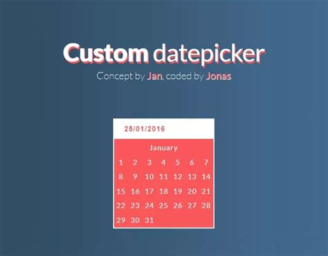Image result for HTML Year Pick JavaScript