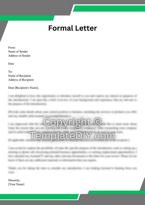 Image result for Formal Introduction Letter