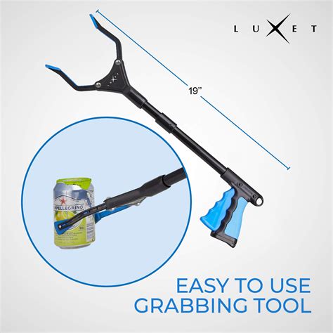 Grabber Reacher Tool Latest Version Luxet 19 Inch Long Steel ...