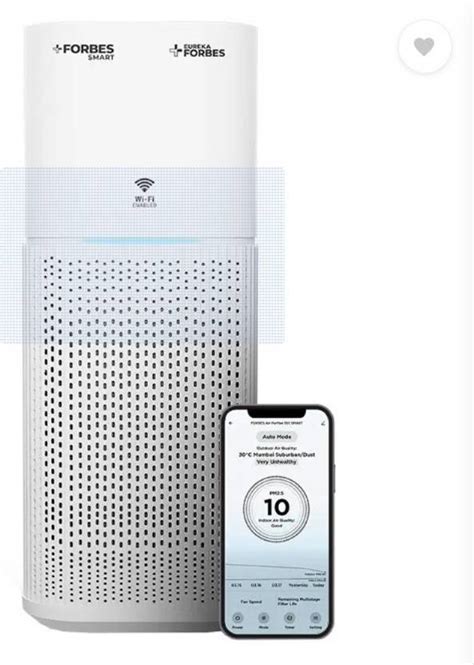 EUREKA FORBES Smart Air Purifier 355 | Covers upto 480 Sq. Ft | True ...