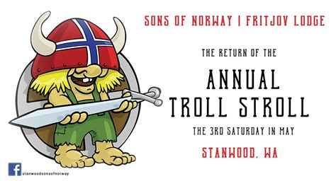 8th Annual Troll Stroll 5K Run/Walk & Nordic Fest, Stanwood Sons of ...