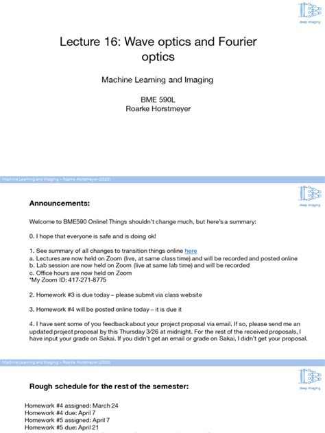 Image result for Fourier Optics Tutorial