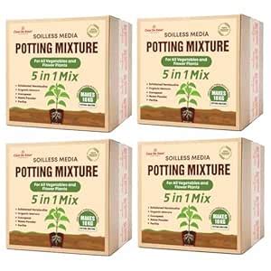 Casa De Amor 5-in-1 Potting Mixture- Makes 40Kg Soil Less Mixture with ...