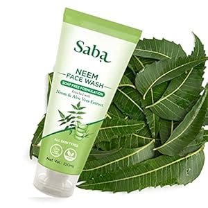 Saba Neem Face Wash for Women and Men for Acne Prone Skin,Dark Spots ...