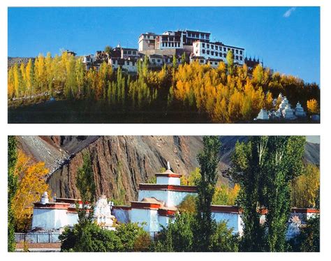 DollsofIndia Alchi Temple; Matho Monastery, Ladakh - 2 Postcards - 7.5 ...