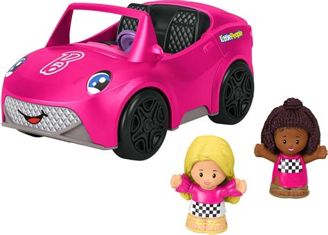 Barbie Convertible by Fisher-Price Little People, push-along vehicle ...