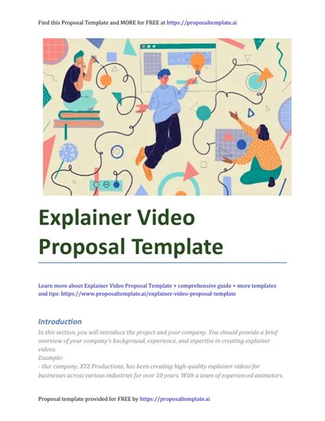 Image result for Explainer Video Proposal