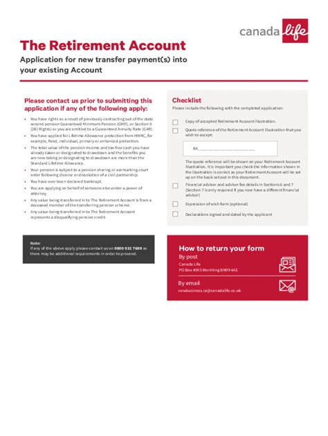 Fillable Online documents canadalife co Forms for coverage through your ...