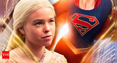 First glimpse of Milly Alcock’s Supergirl suit seen during filming of ...