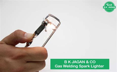 B K JAGAN & CO Gas Welding Spark Lighter (2 Pcs With 10 Stones ...
