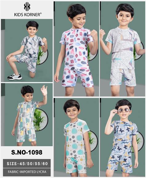 Style No 1098 Kids Korner Imported Boys Shorts Set Wholesale Price ...