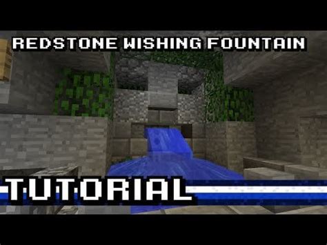 Image result for Minecraft Redstone Fountain Tutorials