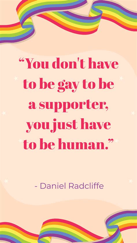 Lgbt Support Quotes Lgbtq Pride Month Quote Design 23877821 Vector Art