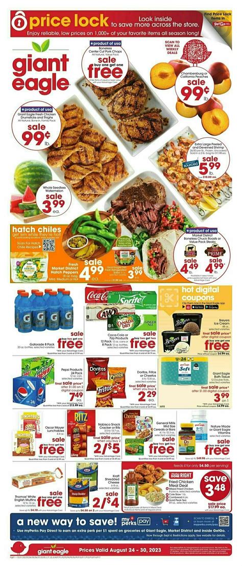 Giant Eagle Weekly Ads & Specials from August 24