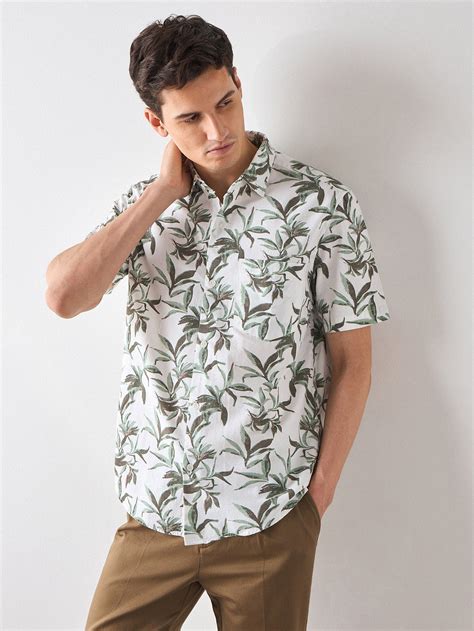Relaxed Fit Floral Print Shirt