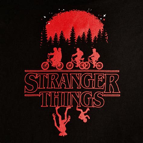 Stranger Things - Silhouette T-Shirt black | Elbenwald