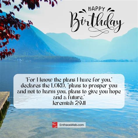 Christian Happy Birthday Wishes with Bible Verses | EntheosWeb