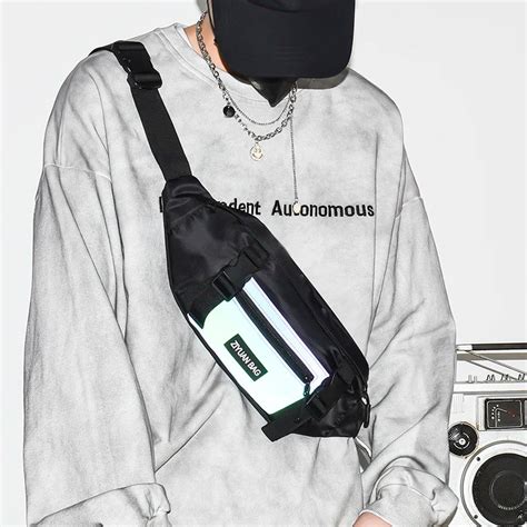 Chest Bag Couple Small Shoulder Bag Personality Boy Messenger Bag – CRAZE