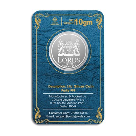 Ram Mandir Silver Coin 10GM – lordsjewels