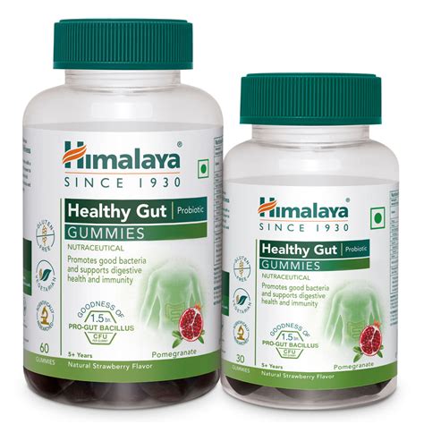 Buy Himalaya Healthy Gut Probiotic GUMMIES 30s, 60s – Himalaya Wellness ...