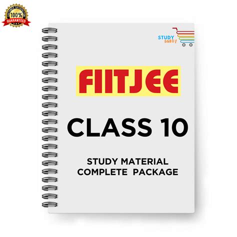 FIITJEE Latest Class 10 Study Material [2025 Edition] – Study Buddy Store