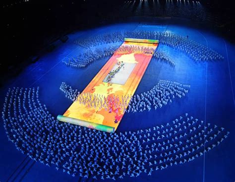 奥运开幕式第二次彩排 绚丽焰火中绽放“笑脸”[组图] _图片中心_中国网