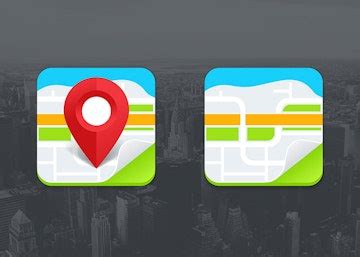 Vector Map Line Icons - graphberry.com