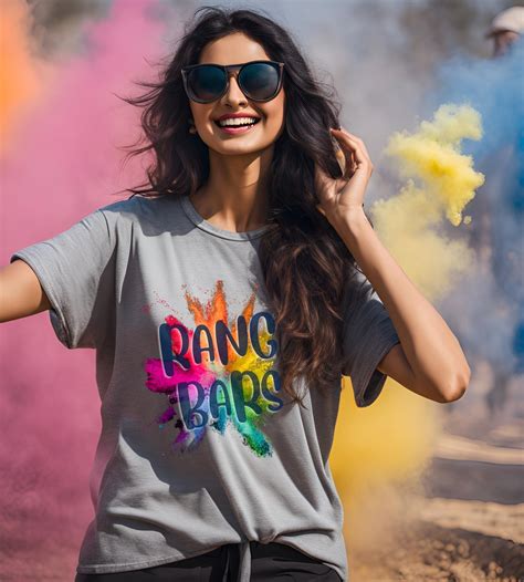 Rang Barse Colorful Holi T-Shirt for Kids – T Bhai
