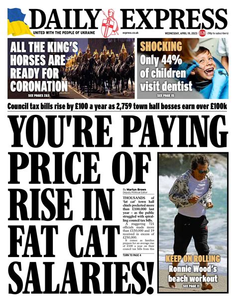 Image result for Daily Express Front Page