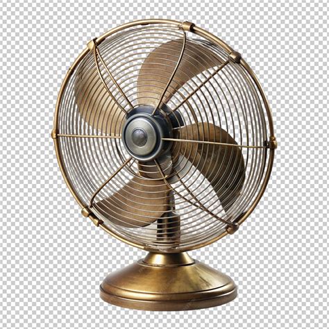 Floor fan vintage on transparent background | Premium AI-generated PSD