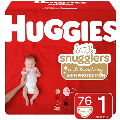 Huggies Little Snugglers Baby Diapers, Size 1, 76 Ct, Big Pack ...