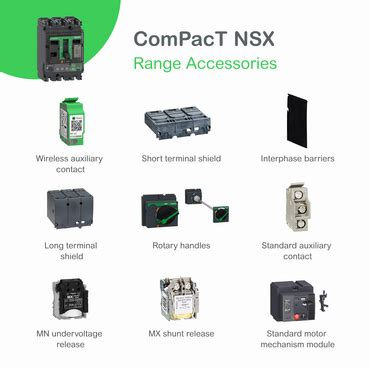 C40F42D400 - Circuit breaker, ComPacT NSX400F, 36kA/415VAC, 4 poles ...