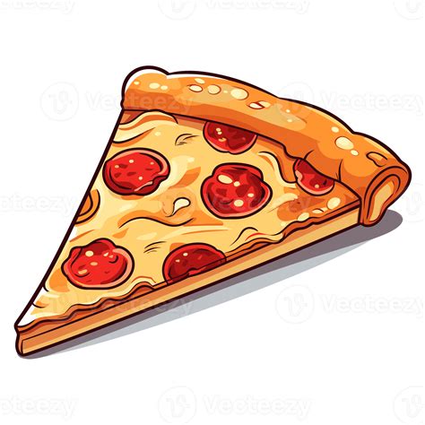 Beautiful Pizza Slice Clipart - Generative Ai 26912678 PNG