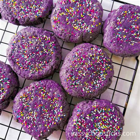 Ube Cookies Recipe: Delicious Purple Yam Dessert - Sassy Chopsticks
