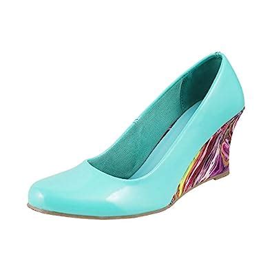 Buy Mochi Women's Green Pumps - EURO40/UK7(31-7572-21-40) at Amazon.in