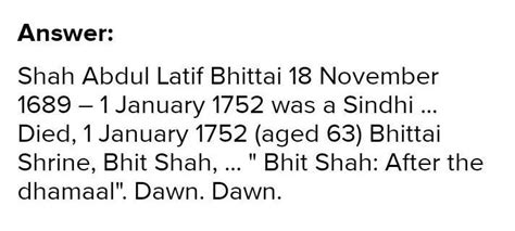 why did shah latif not marry again after his wife died - Brainly.in