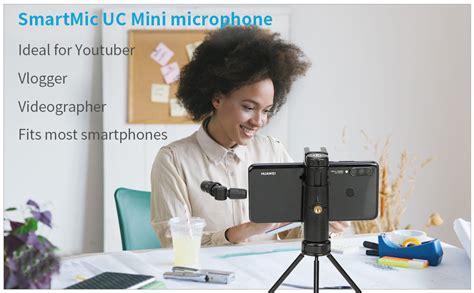 Saramonic SmartMic UC Mini USB-C Mic for iPhone 15, Android Phone ...