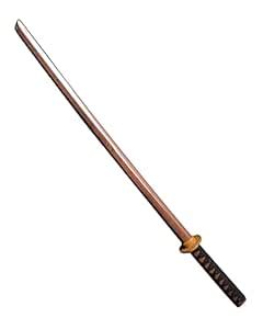 Yoshi Katana- Wooden Japanese Training Sword with Handguard for Martial ...
