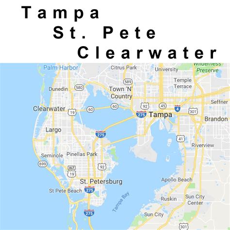 Map Of Tampa Florida Beaches