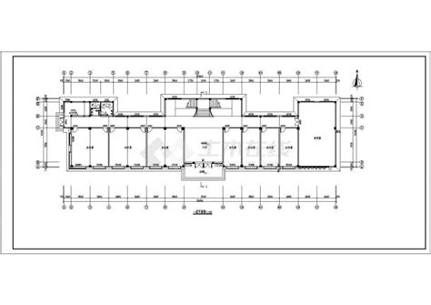 长47.9米 宽22.6米 四层局部五层办公楼建筑设计CAD详图_节点详图_土木网