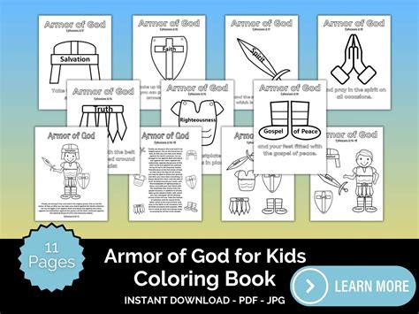 Printable Armor of God Activities for Kids