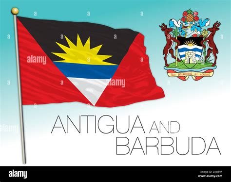 Antigua and barbuda flag vector hi-res stock photography and images - Alamy