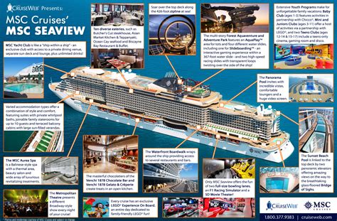 MSC Seaview Cruise Ship, 2025, 2026 and 2027 MSC Seaview destinations ...