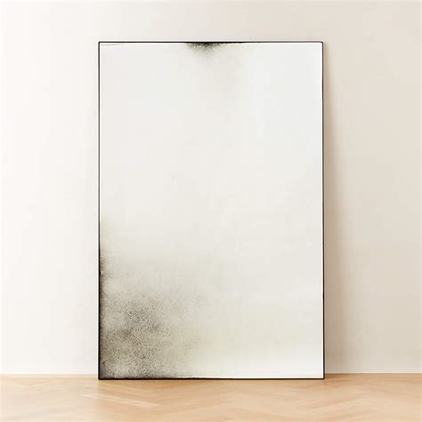 Sureau Antiqued Black Full-Length Floor Mirror 48''x72'' + Reviews | CB2