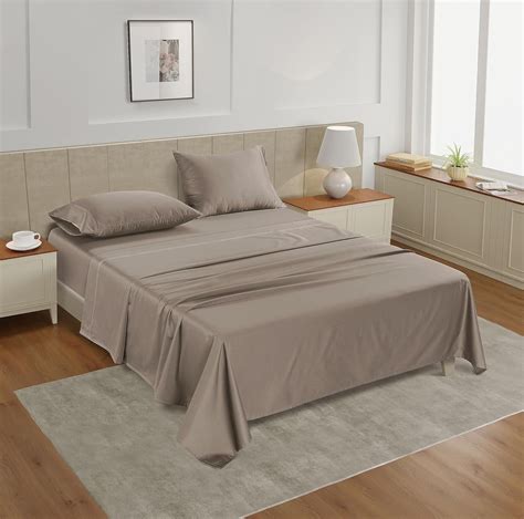 Casa Platino 100% Cotton Bed Sheets – 450 TC Queen Size Bedding Set ...