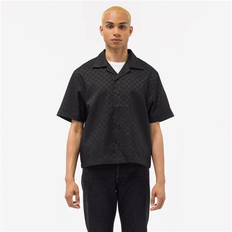 Mens Black Camp Collar Shirt at Jesse Lyles blog